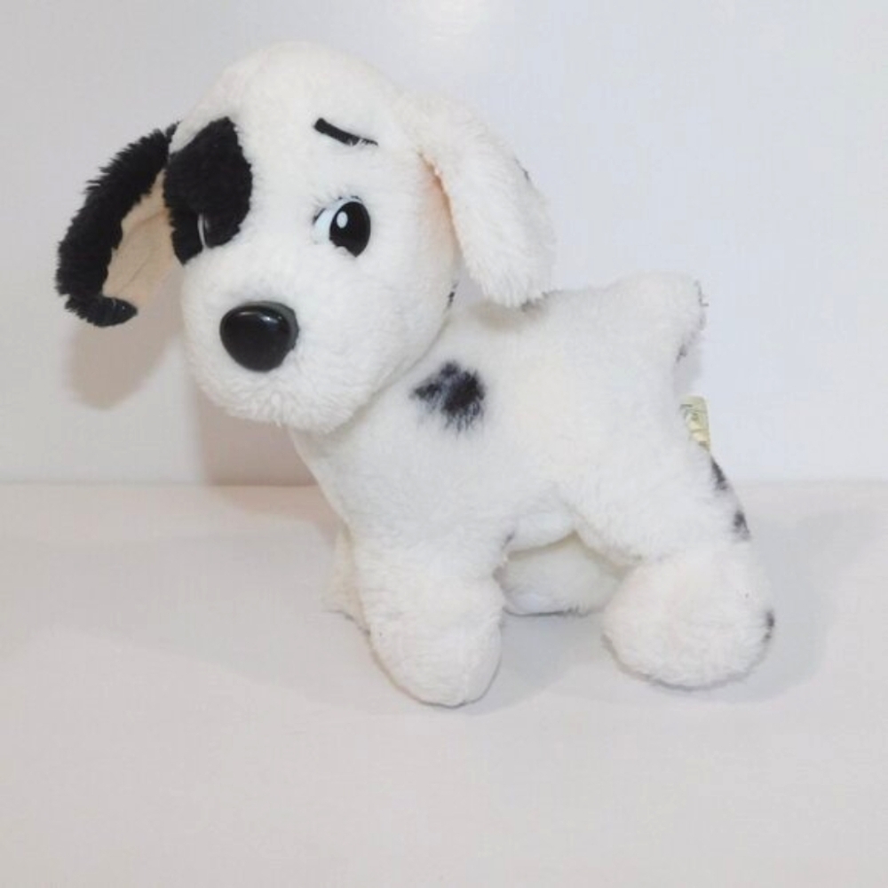 VTG 1991 Disney Mattel 101 Dalmatians Patch Puppy Dog 9" Plush Stuffed Toy